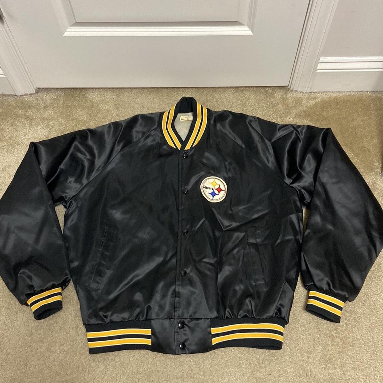 Vintage 80s/90s NFL Pittsburgh Steelers chalk line... - Depop