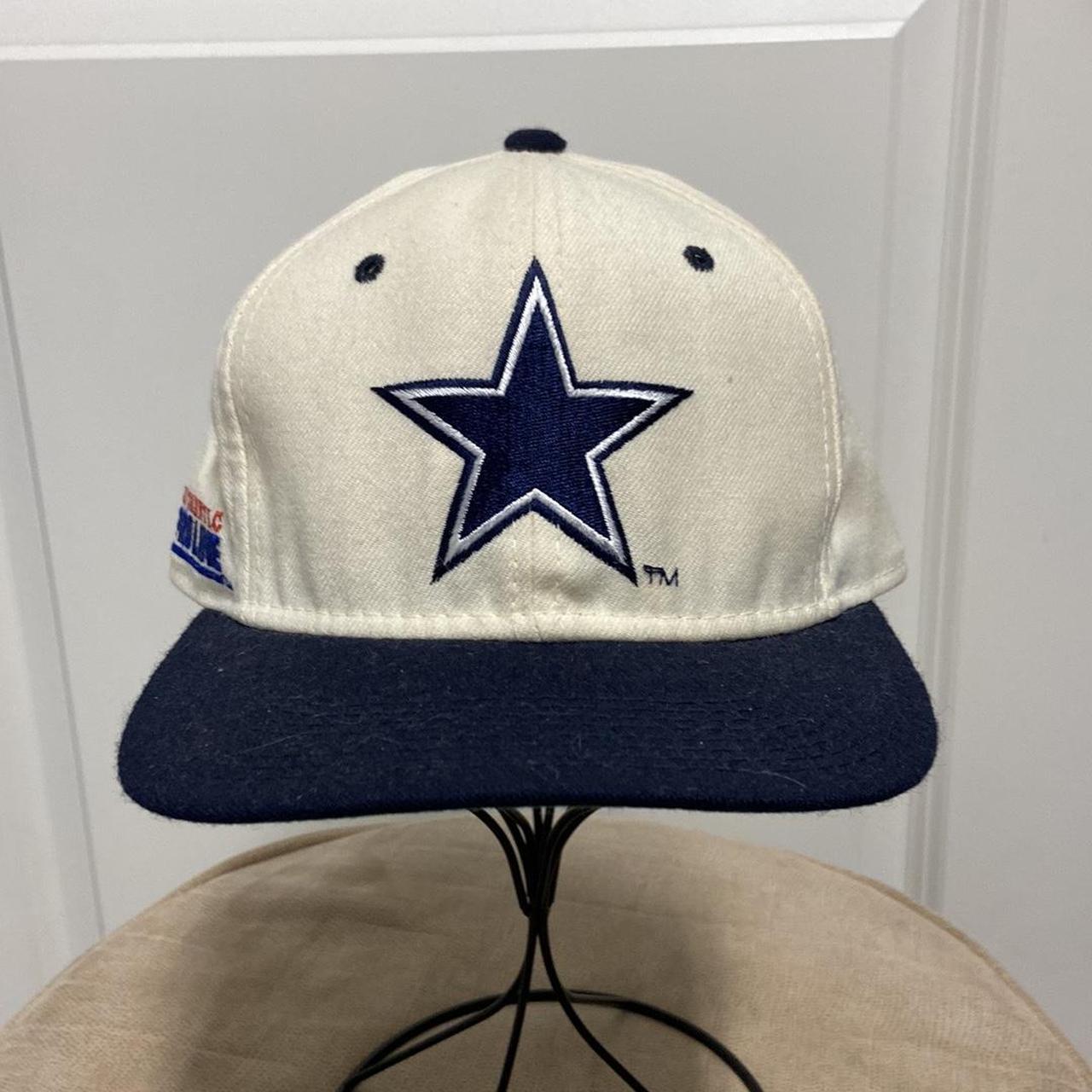 Vintage 1990's Dallas Cowboys Sports Specialties 'Script' Wool Snapback Hat