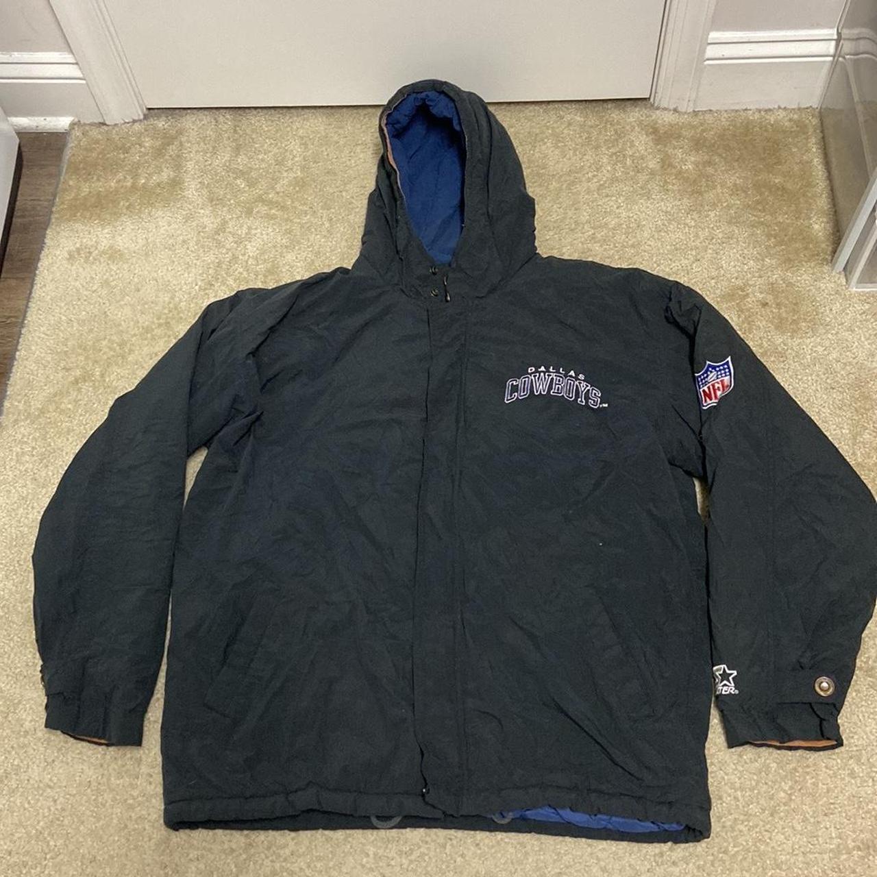 90's Dallas Cowboys NFL Starter Pullover Coat, - Depop