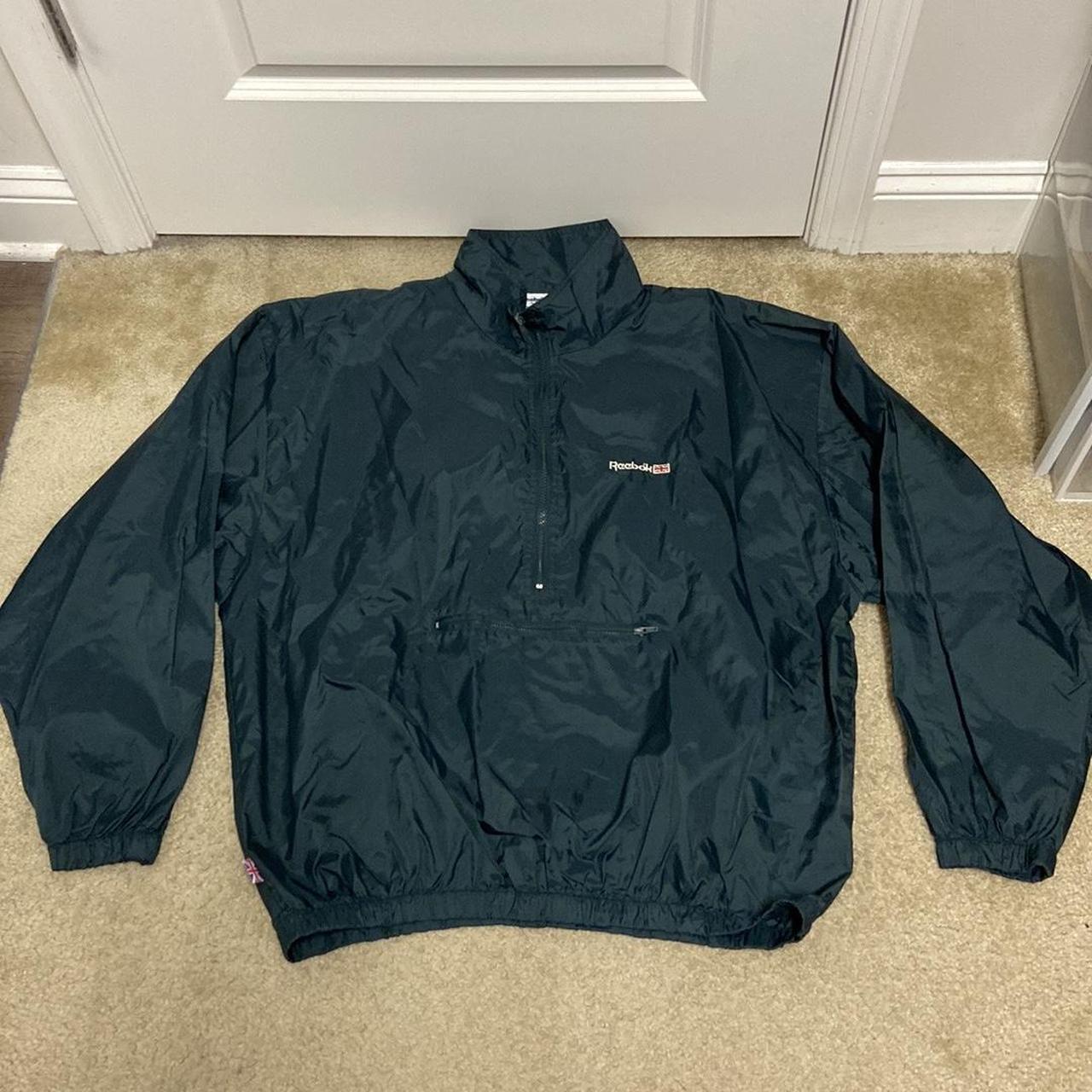 Reebok jacket vintage mens outlet green