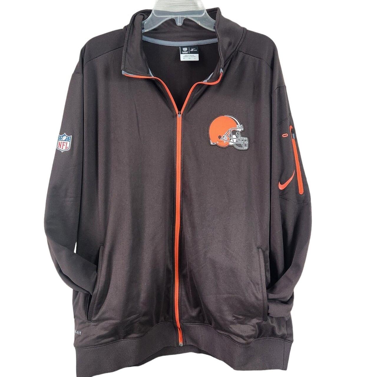 Nike Cleveland browns full front zip lightweight - Depop