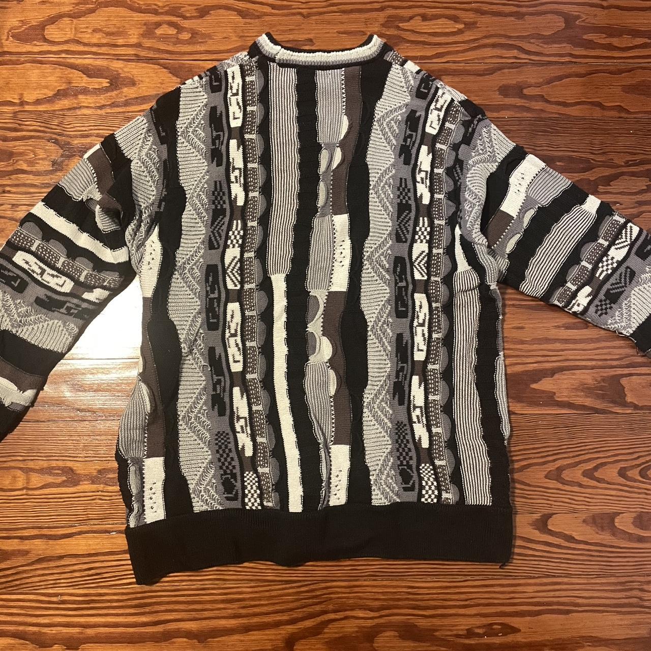 Zara Men's Sweater - Multi/Black - M – Vintage Me… - image 2