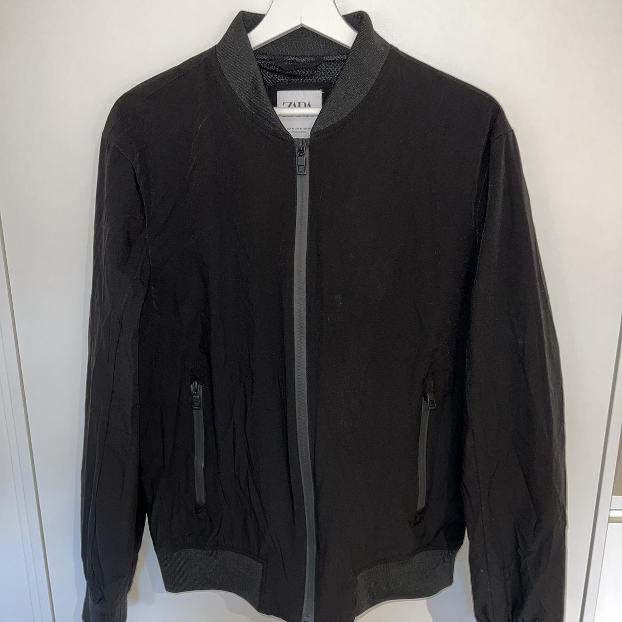 Men's Zara Bomber Jacket. Size Medium Used - Good... - Depop