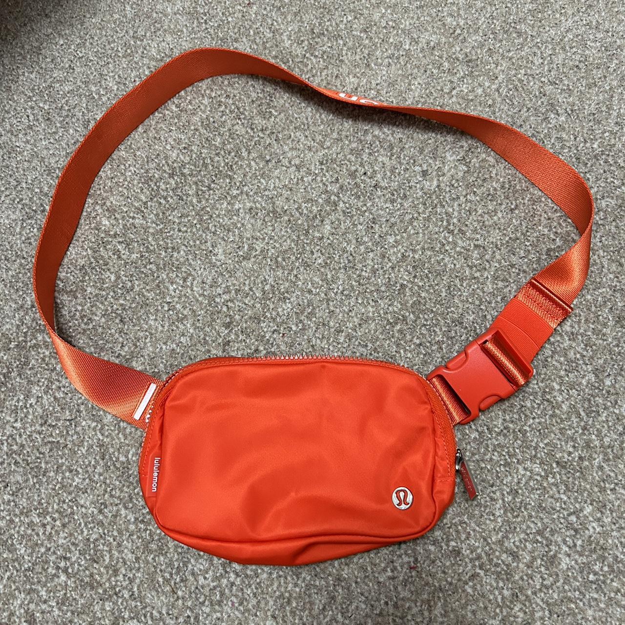 Lululemon Women's Orange Bag | Depop