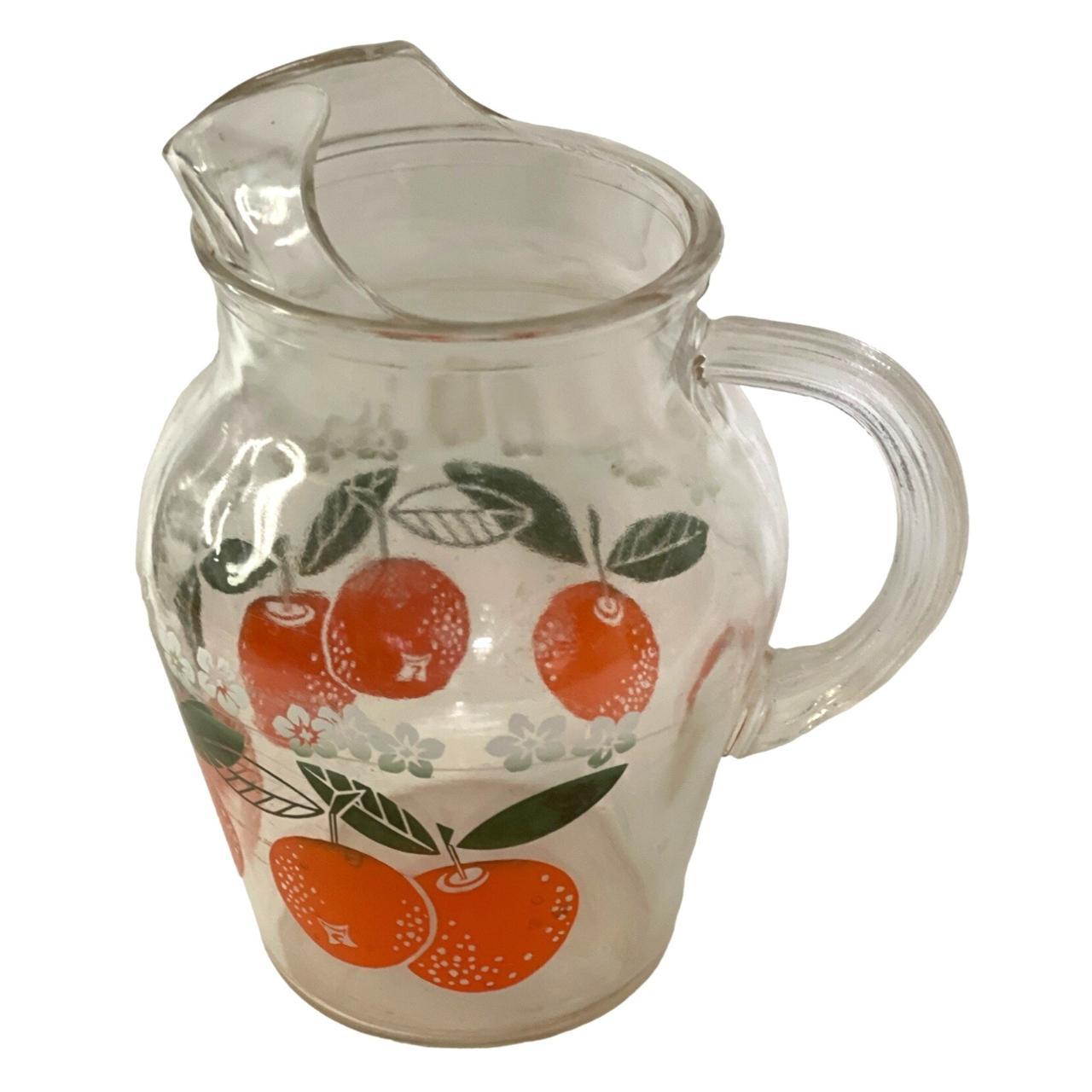 Vintage Orange Juice Pitcher 