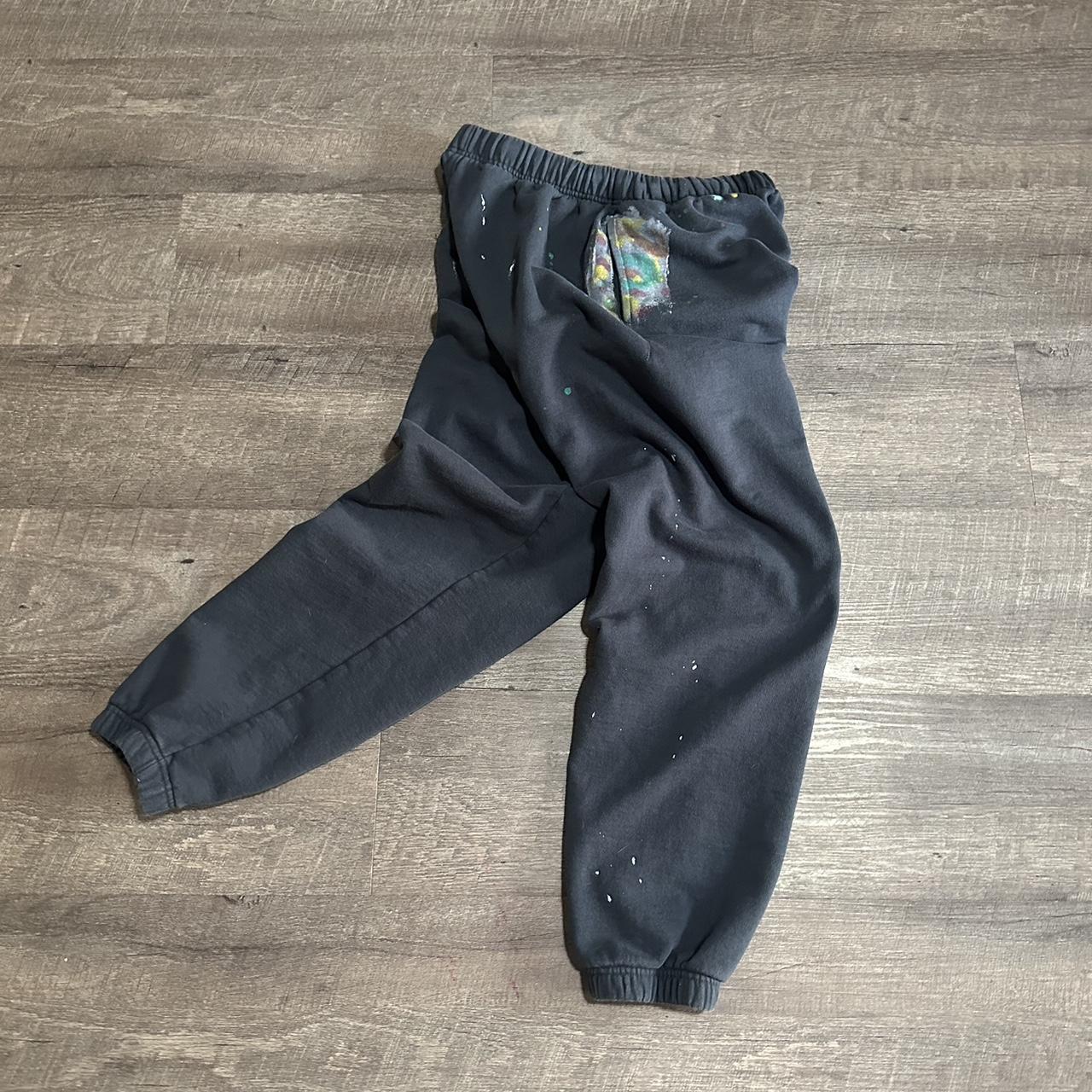 MNML Paint Splatter Sweatpants Size M - Depop