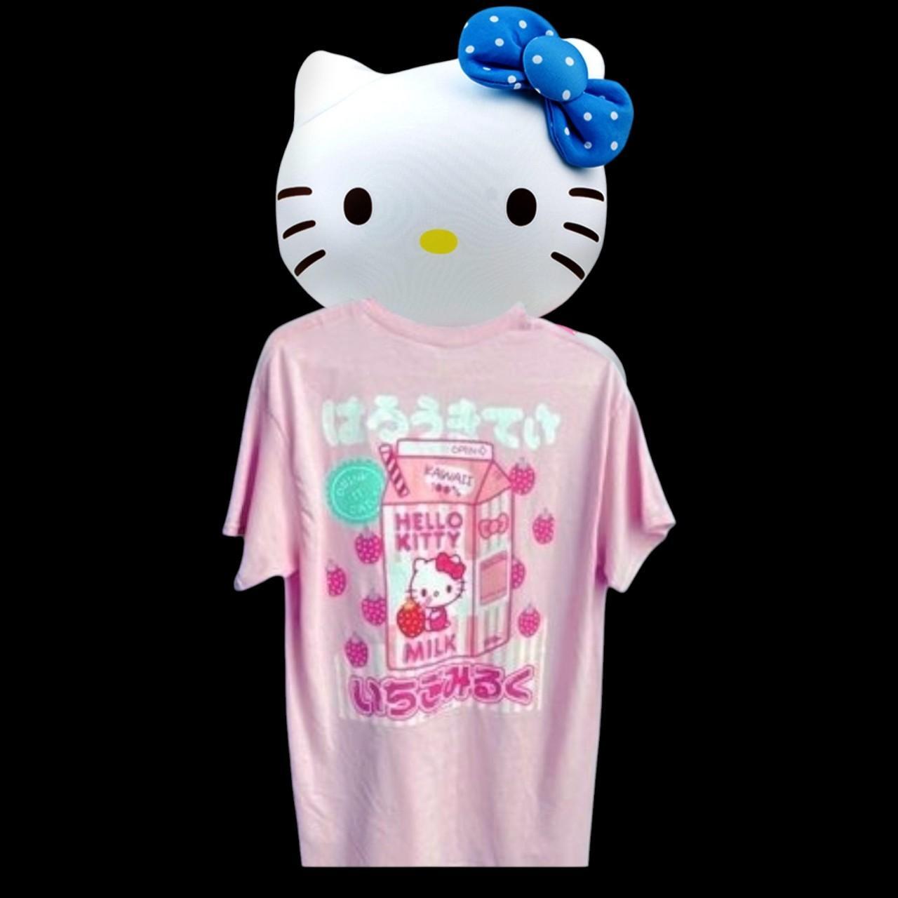 Sanrio Hello Kitty milk bubble tea Kawaii tee | Depop