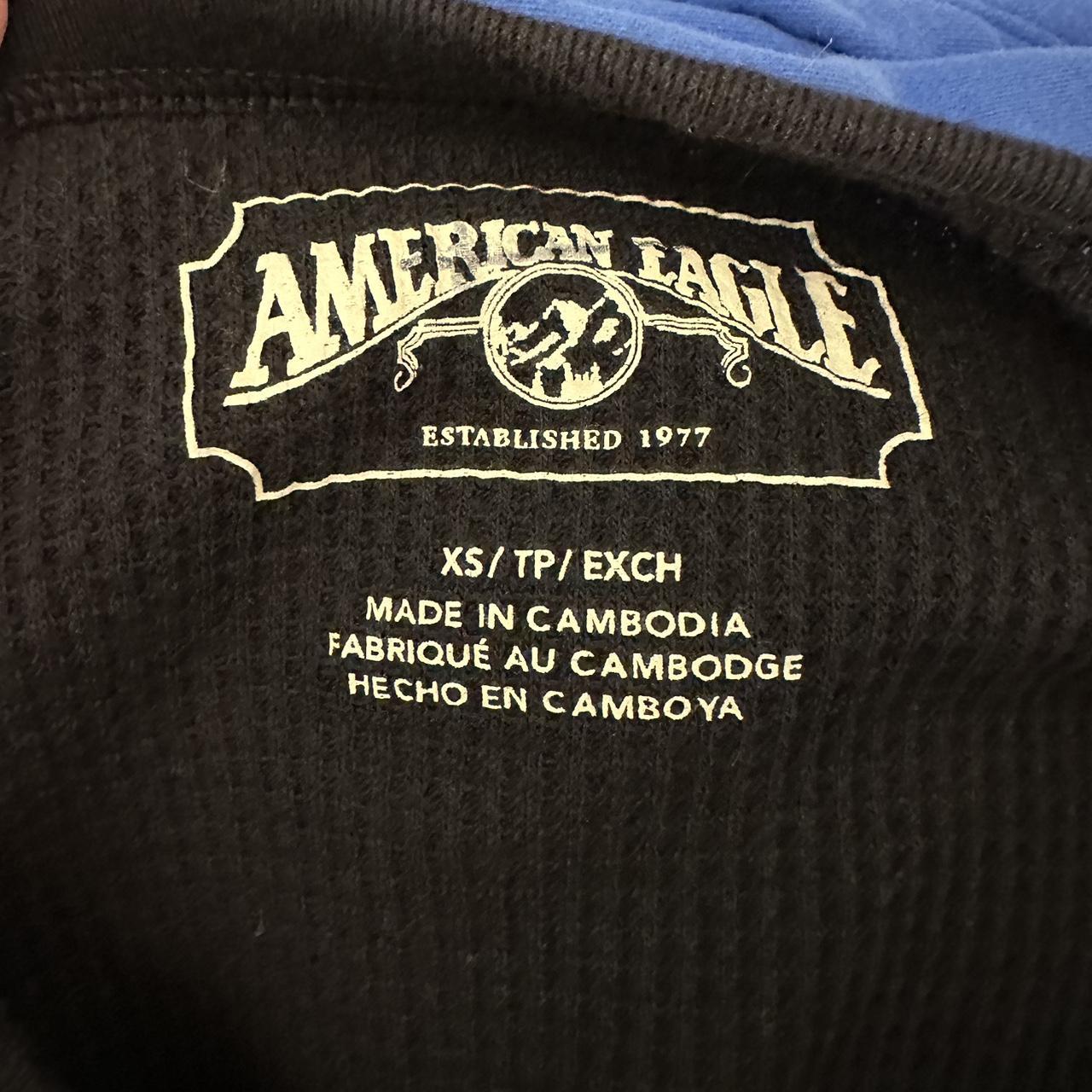 American Eagle -basic black or dark brown long... - Depop