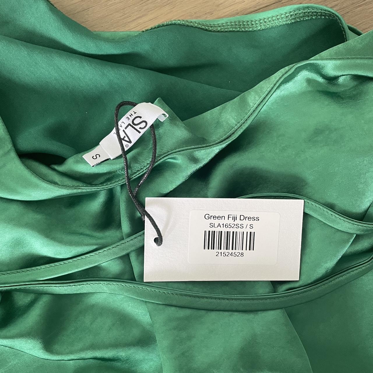 BRAND NEW SLA THE LABEL GREEN FIGI DRESS. Never... - Depop