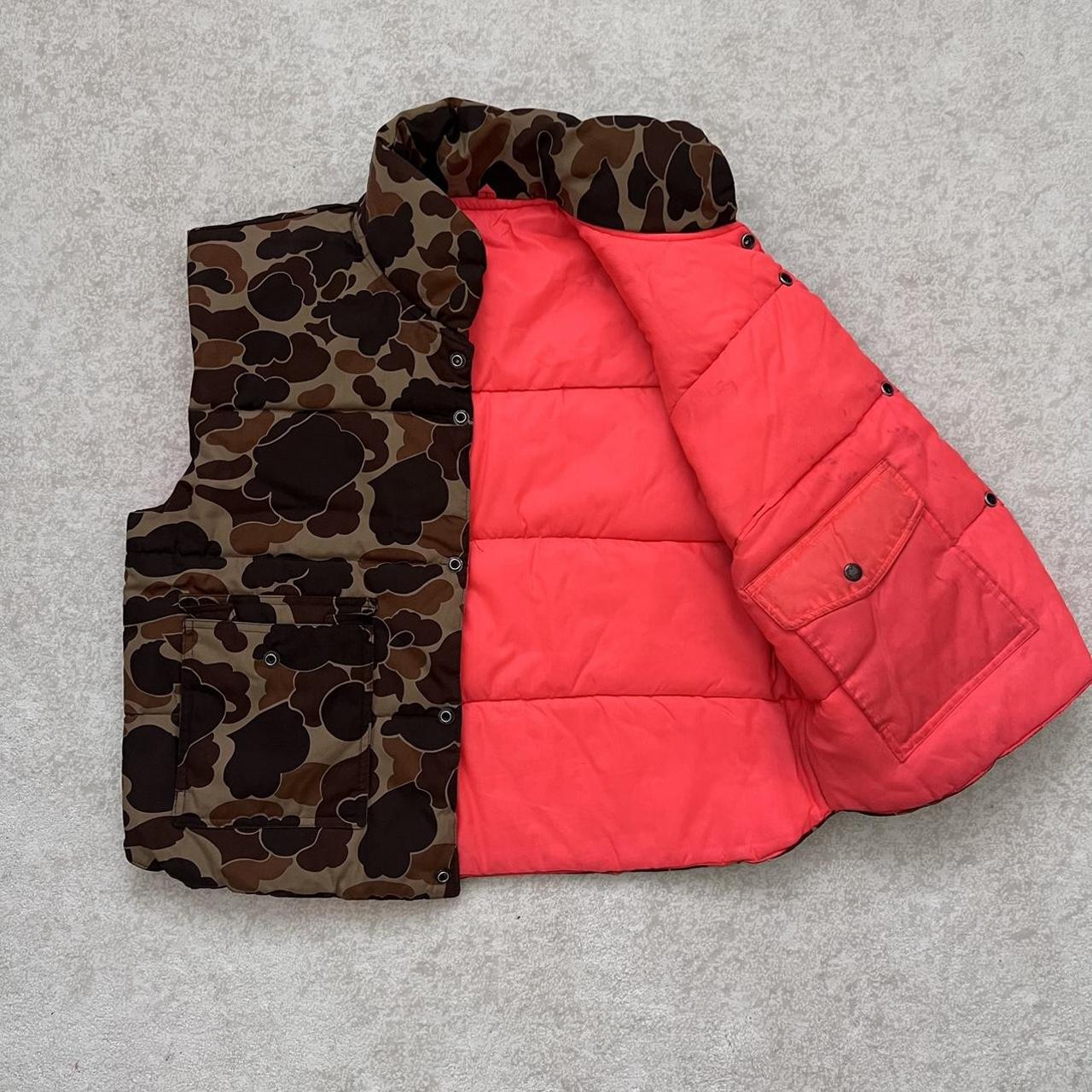 Orange camo reversible on sale vest