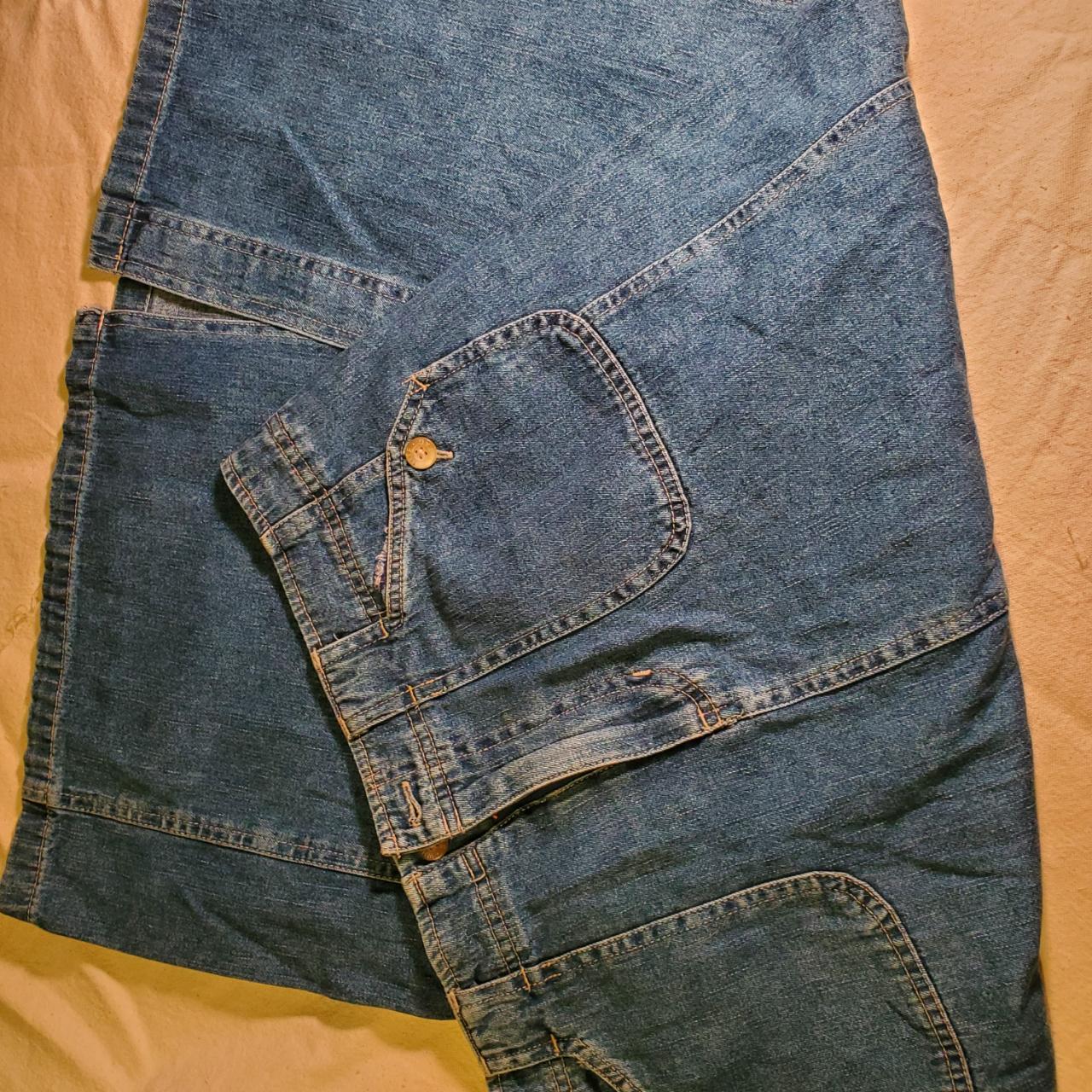 Womens High Waisted Maxi Denim Skirt Depop