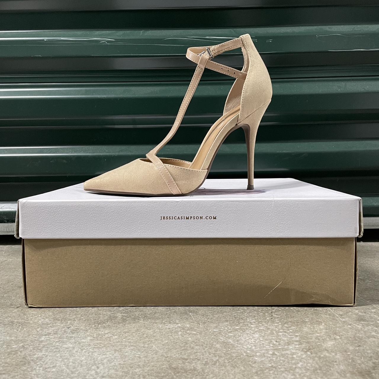 Tan jessica 2024 simpson heels