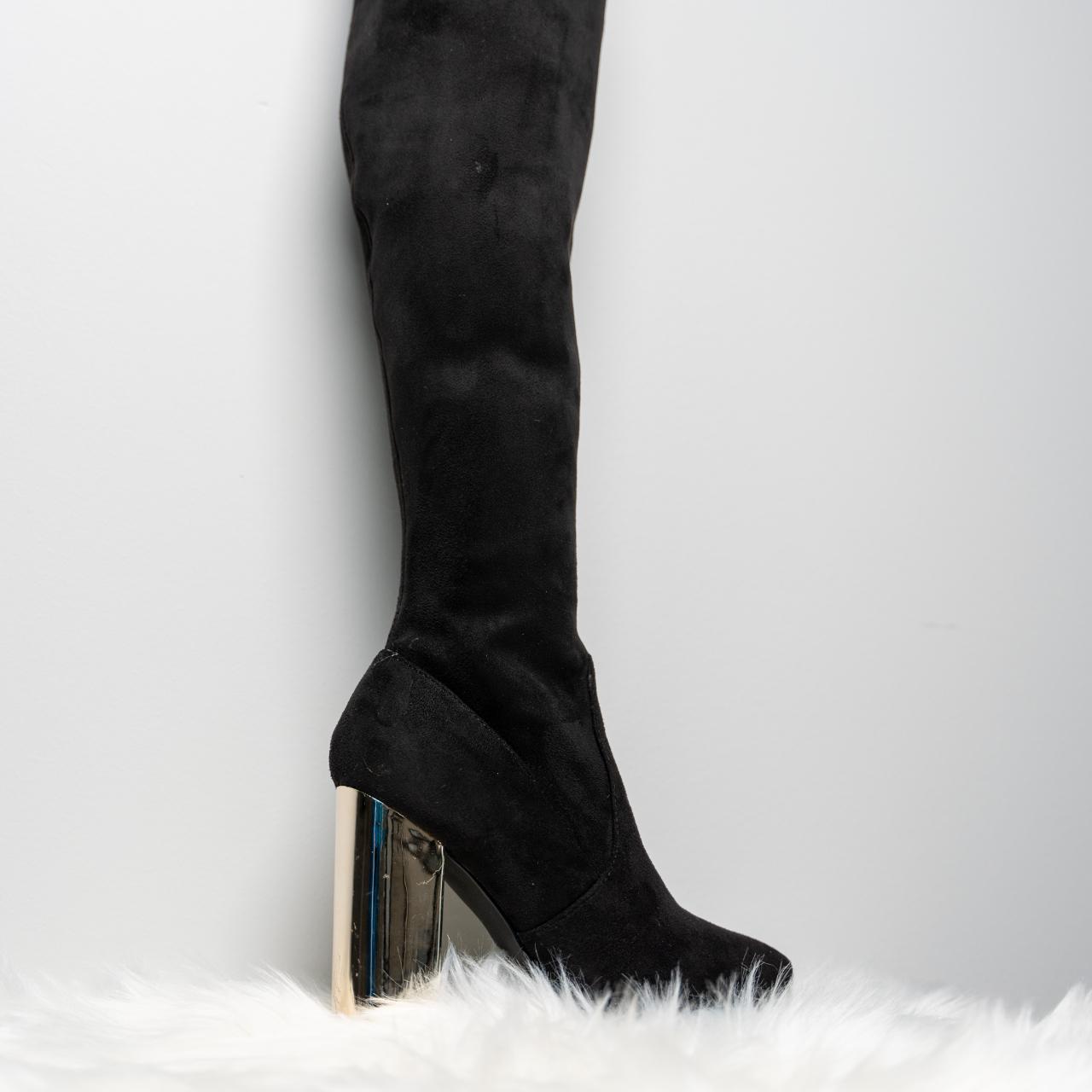 Black thigh high boots charlotte russe online