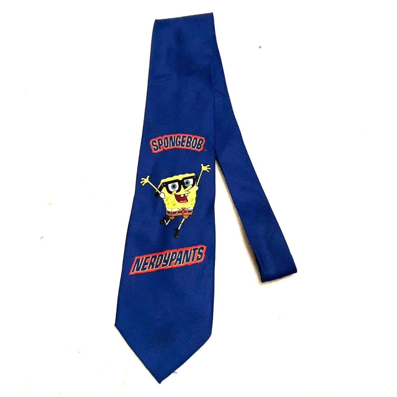 Spongebob Squarepants Nerdypants Cartoon Neck Tie... - Depop