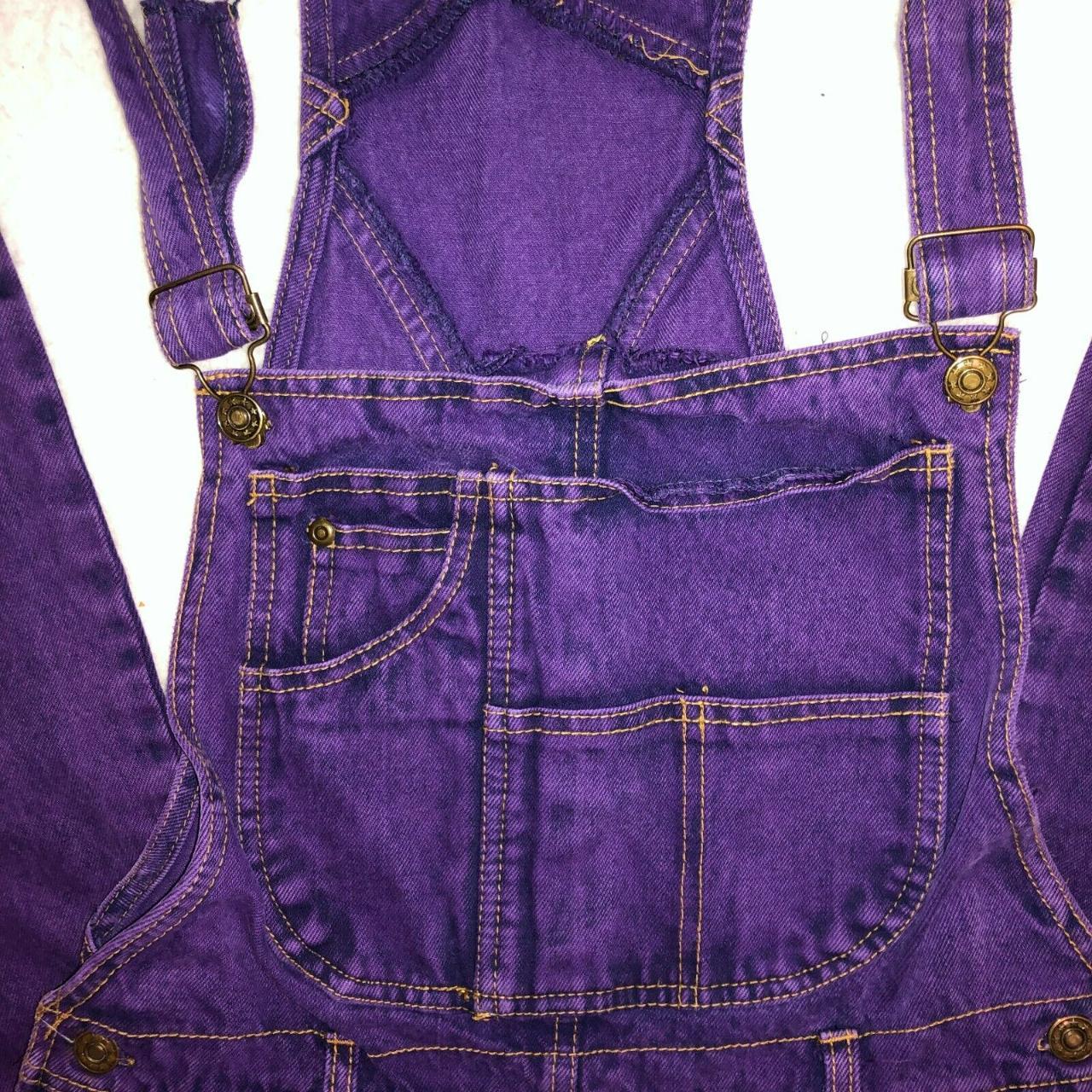 VINTAGE BELMA PURPLE OVERALLS SIZE MEDIUM 80S... - Depop