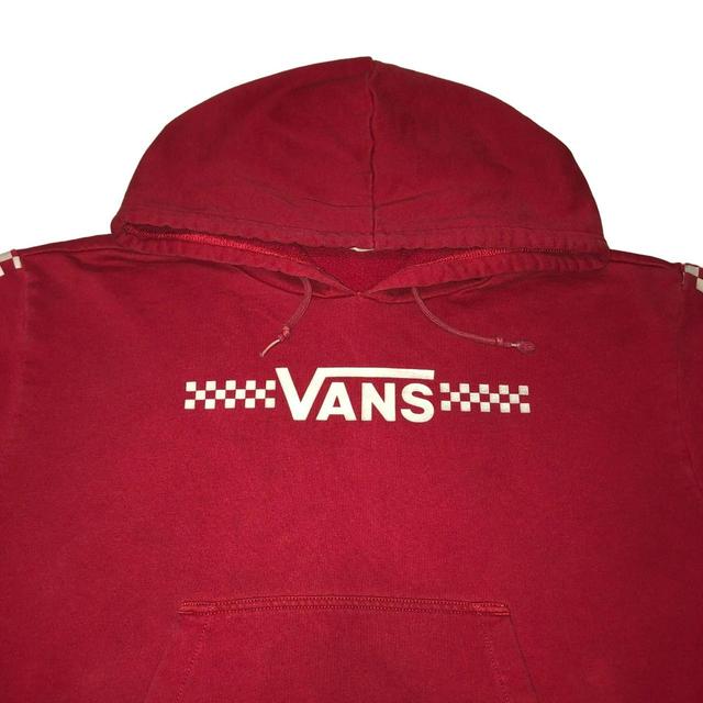 Red vans hoodie sales womens