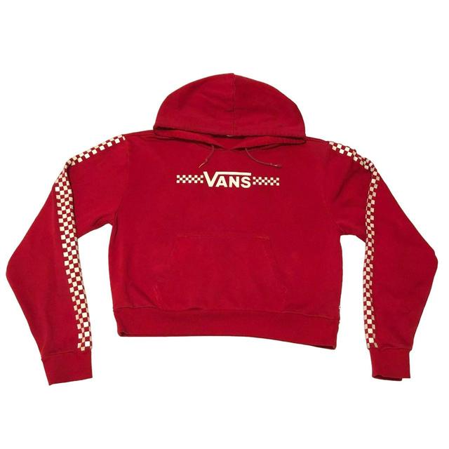 Womens red 2025 vans hoodie