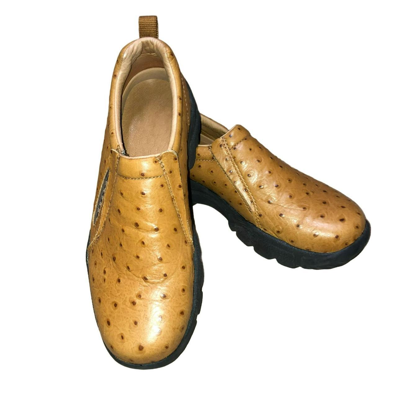 Roper ostrich clearance slip on shoes