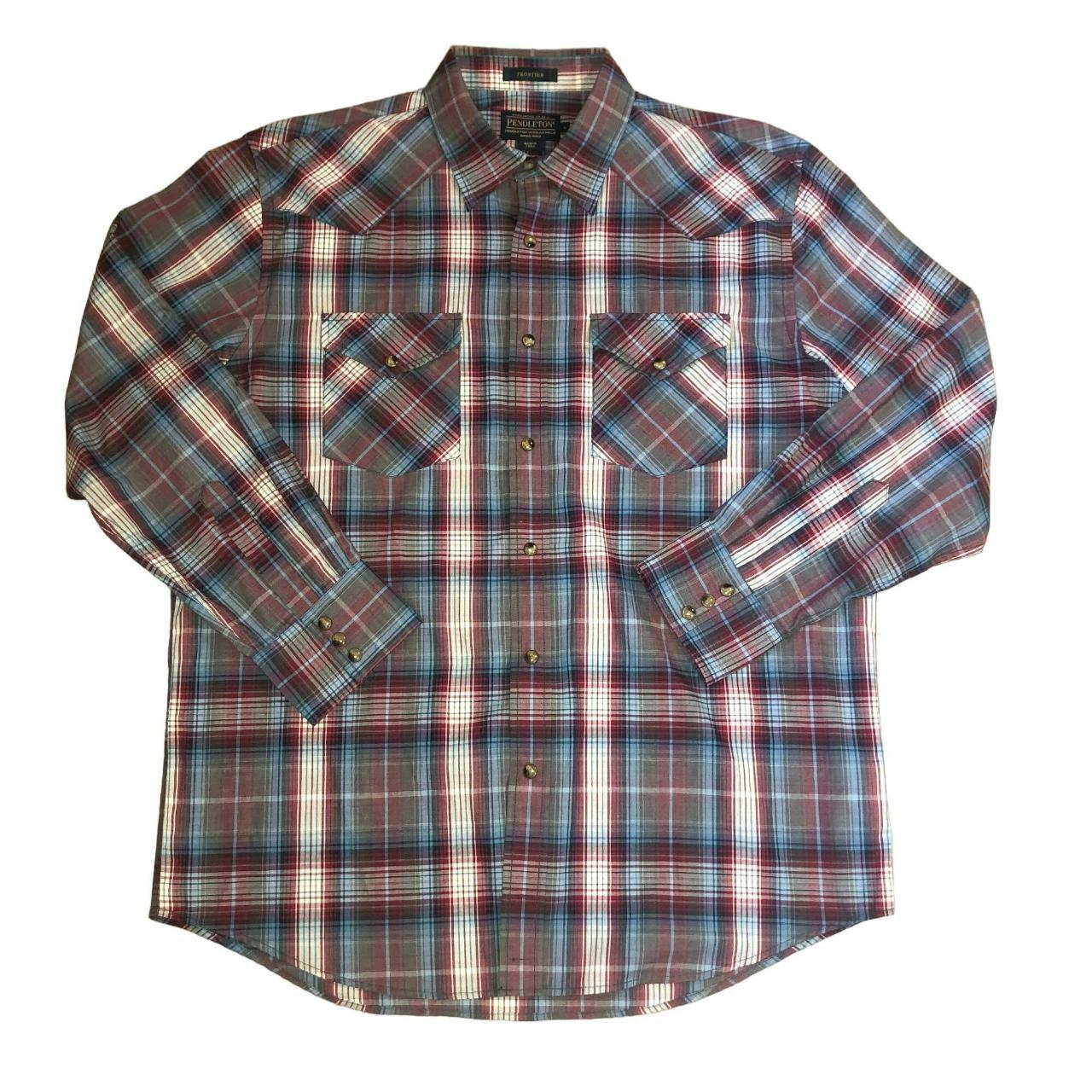 Pendleton Fishing Print Button Up Shirt Size Men's - Depop