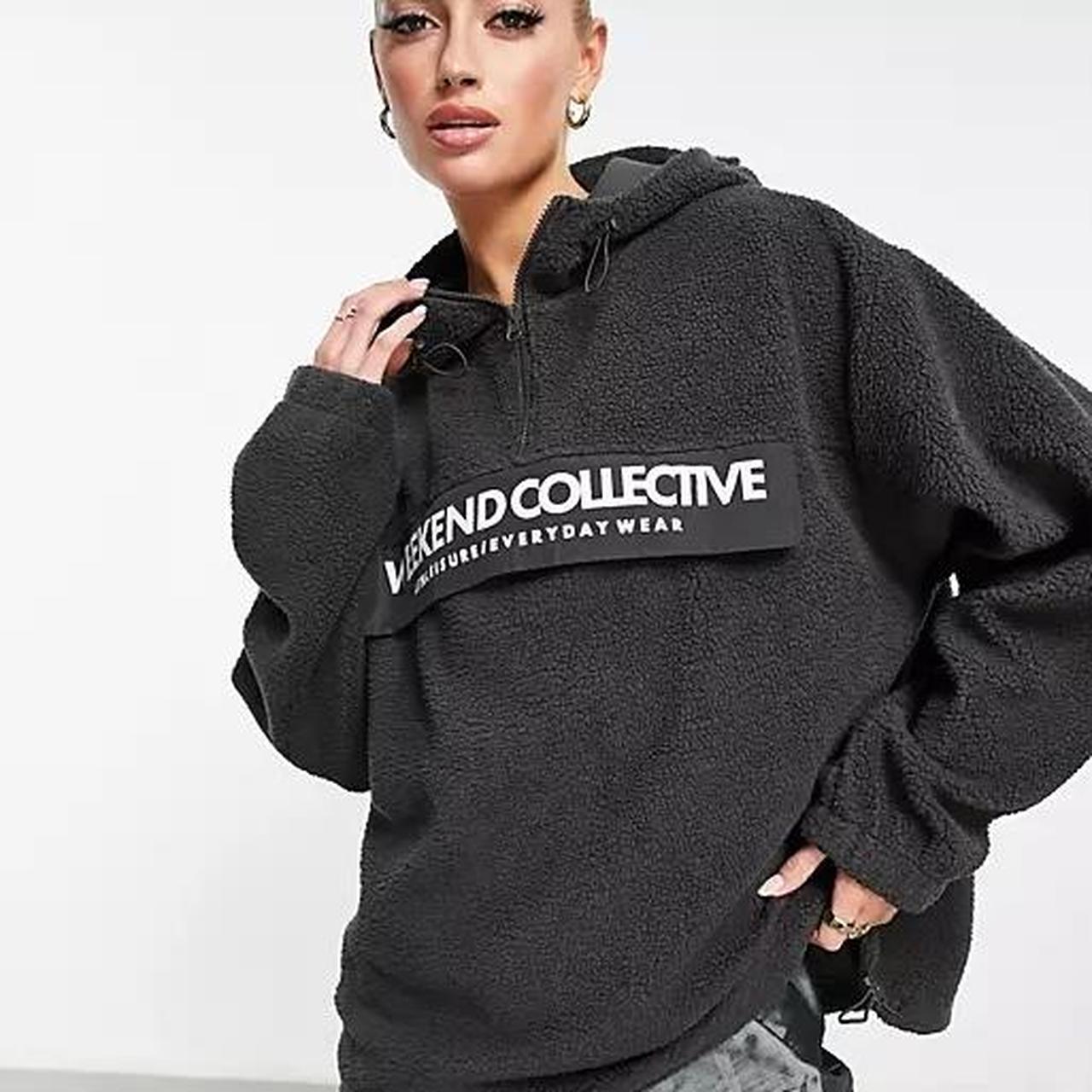 Zip Hoodie Asos Grey Hoodie Womens Asos Weekend Collective Half