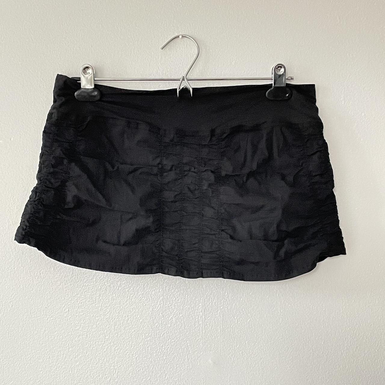 UNIF Borg skirt black size small. New with the tag.... - Depop