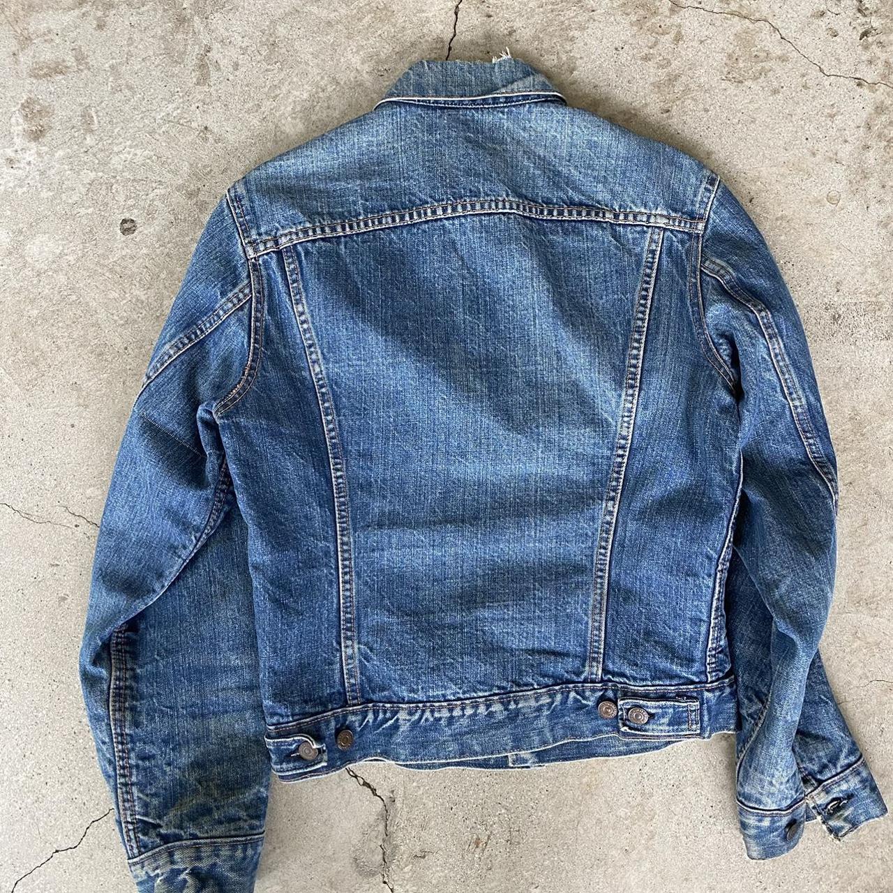 50s big E original levi’s type 3 blanket lined denim... - Depop