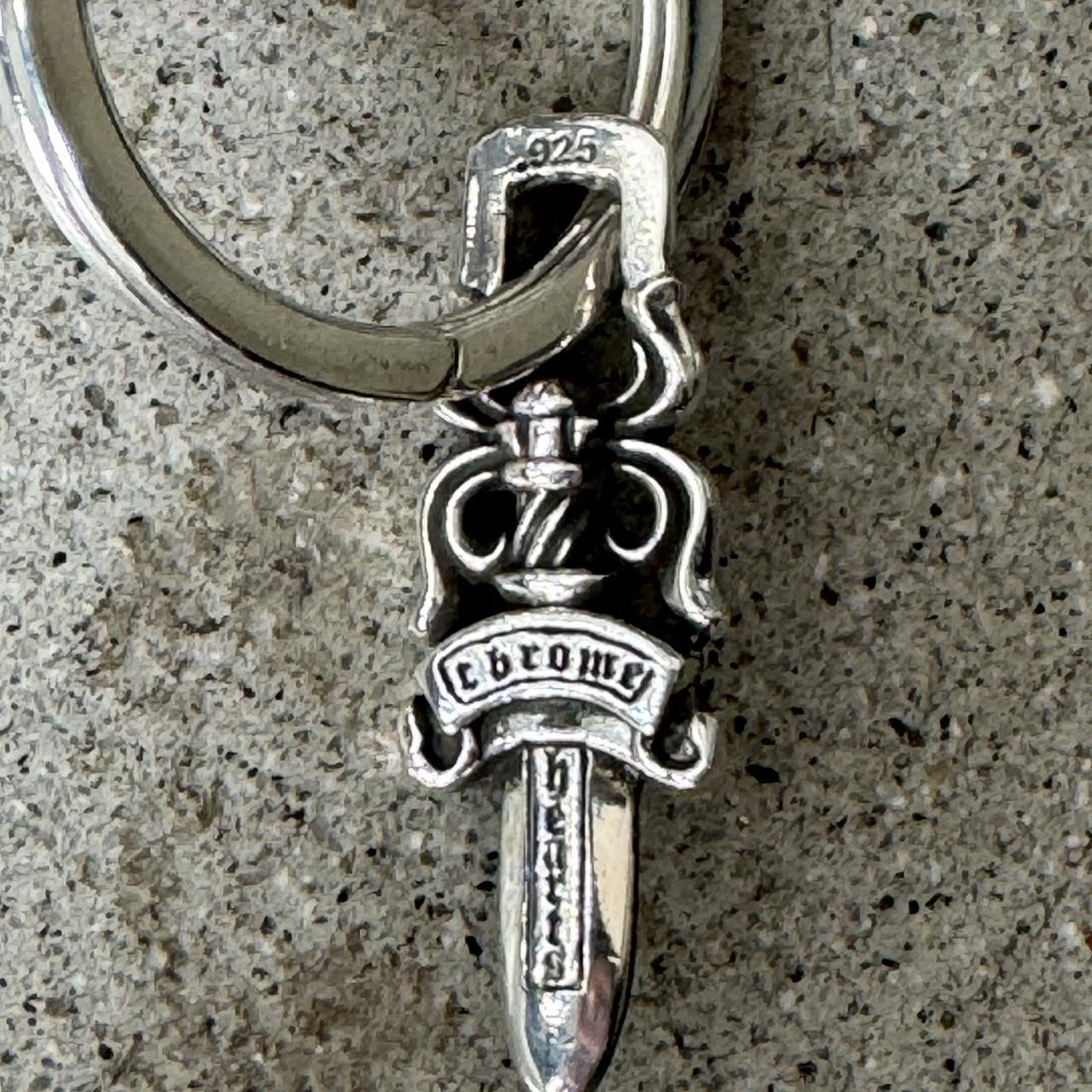 Chrome Hearts extra fancy lobster clasp keychain | Depop