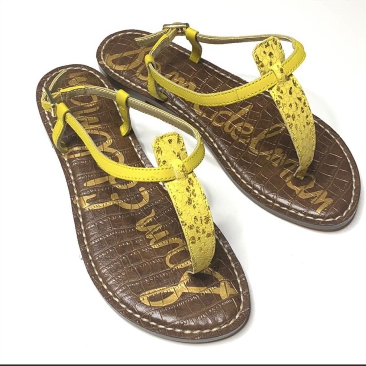 Sam edelman yellow sandals hot sale