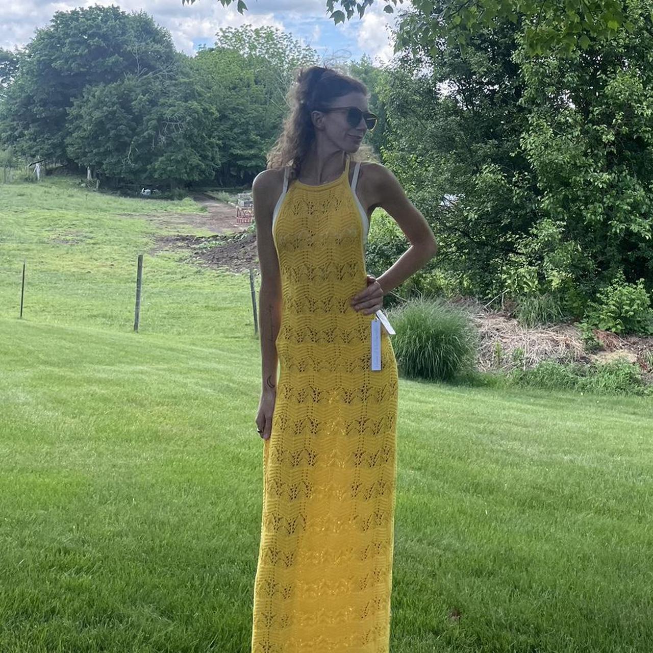 House of harlow yellow dress best sale