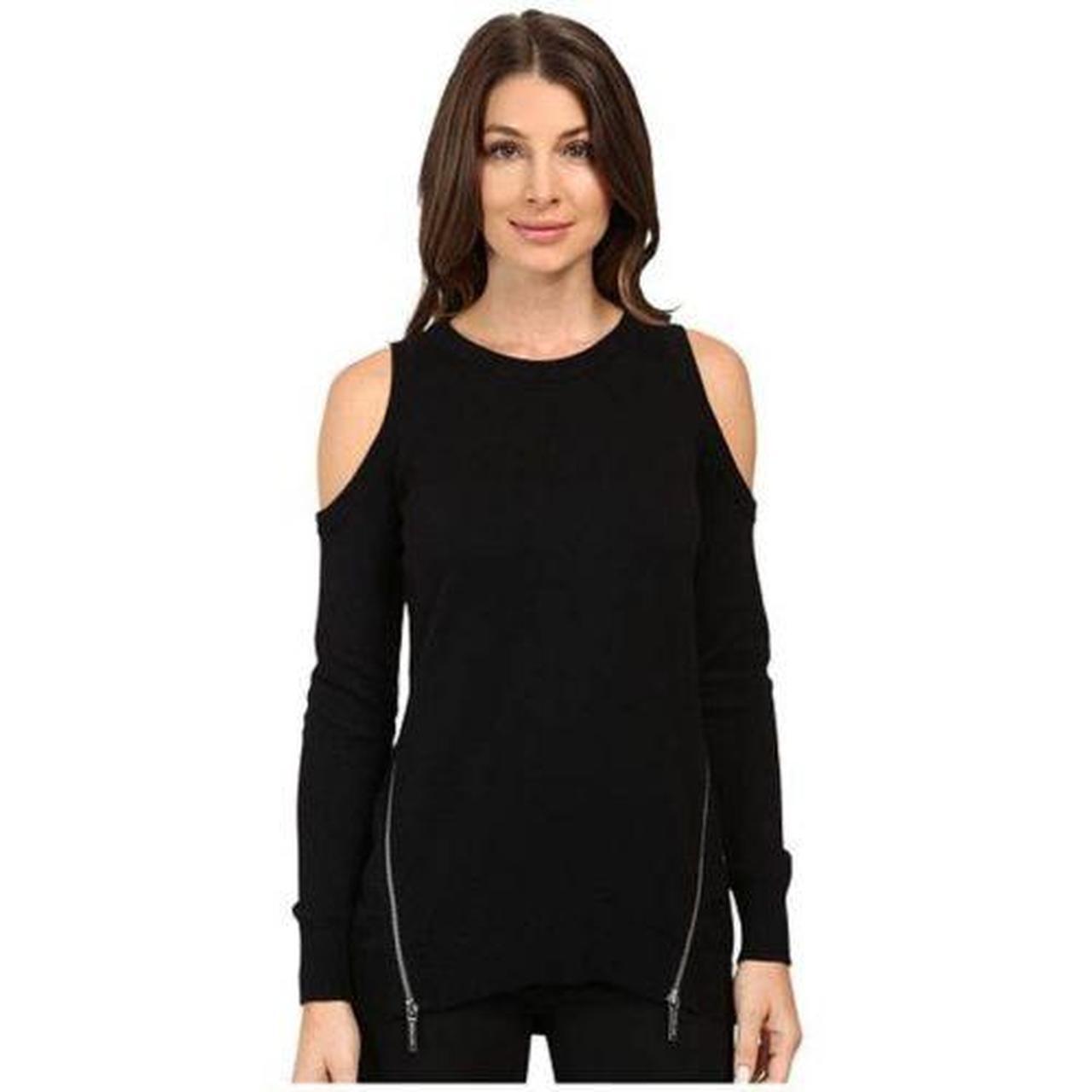 Michael kors sweaters womens black on sale