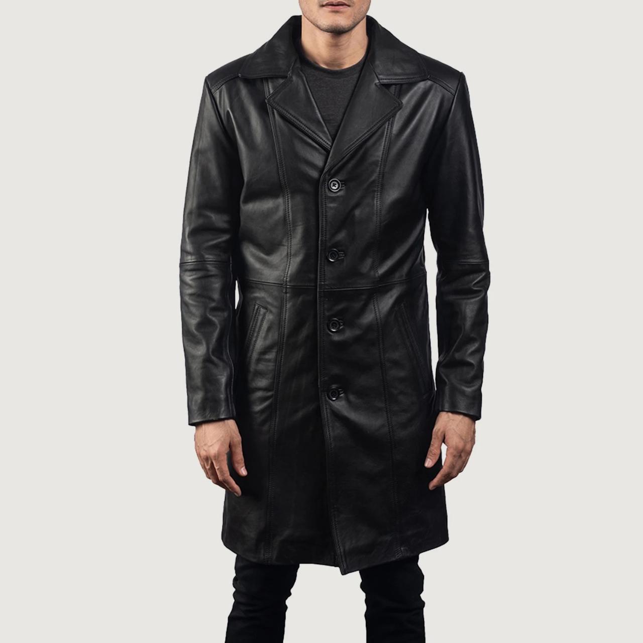 Source Unknown Men's Overcoat - Black - XL – Men'… - image 1
