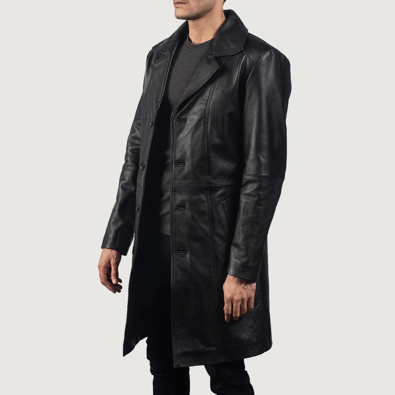 Source Unknown Men's Overcoat - Black - XL – Men'… - image 3