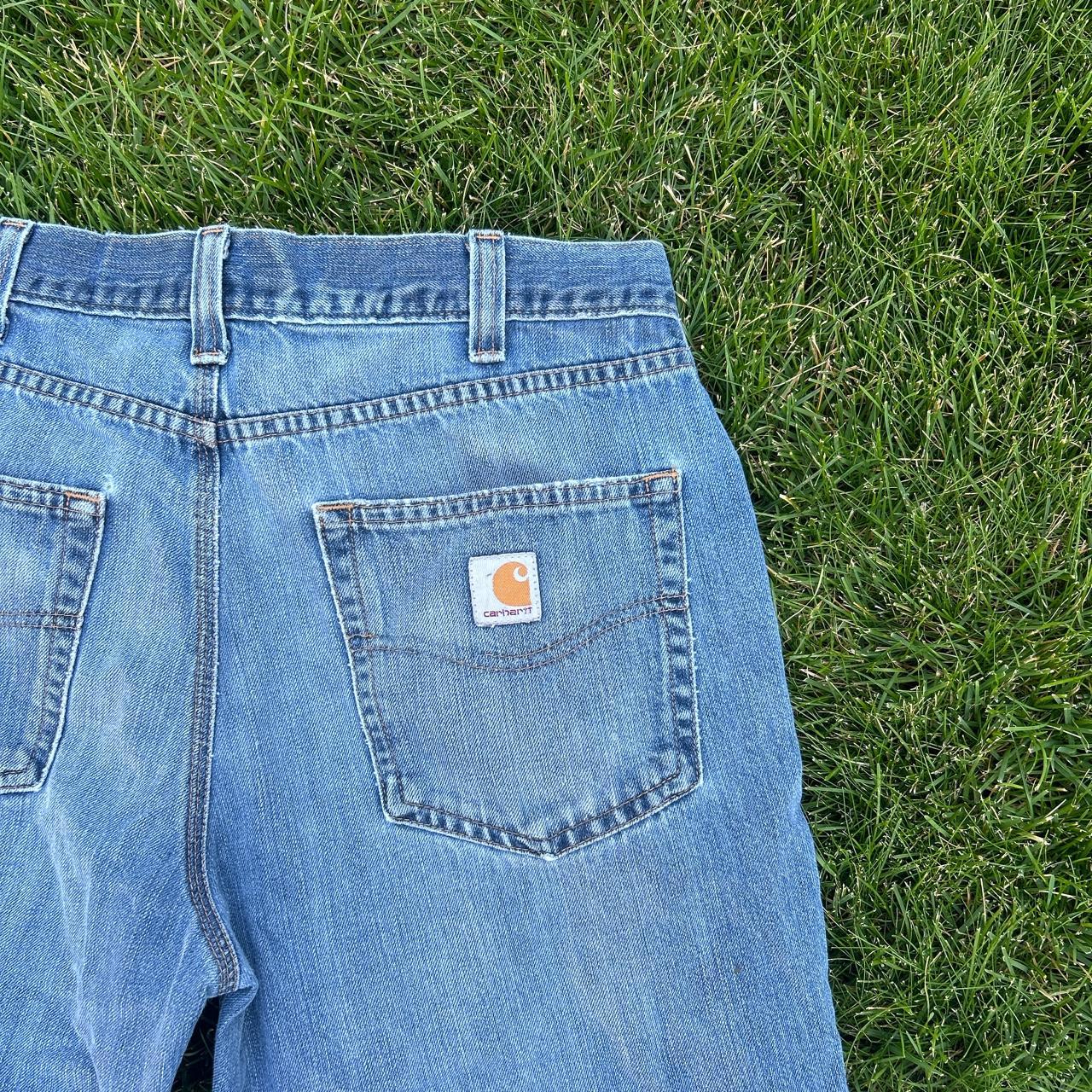 Vintage Carhartt jeans Super dope nice fade /... - Depop