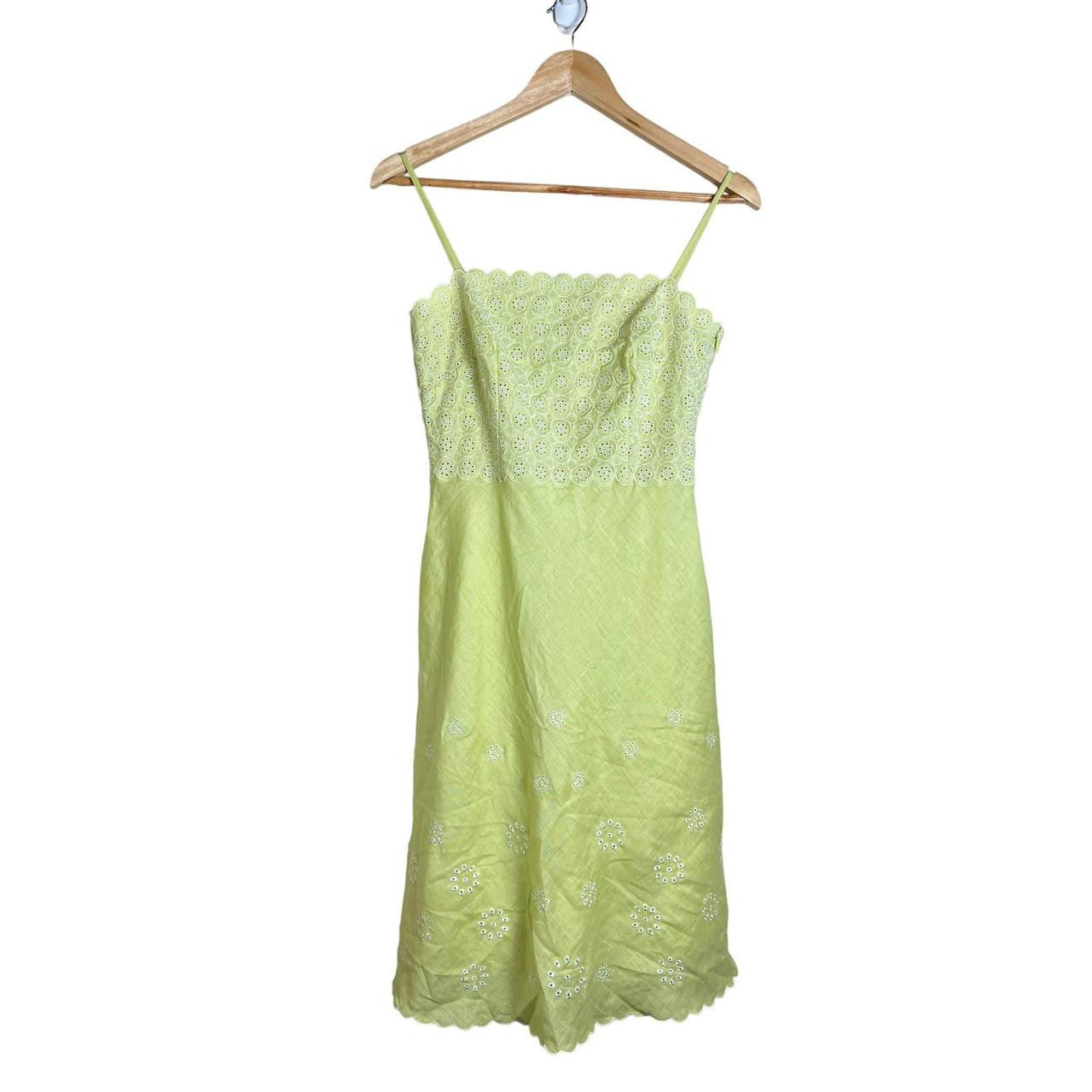 VINTAGE Ann Taylor Women’s 100% Linen Sleeveless... - Depop