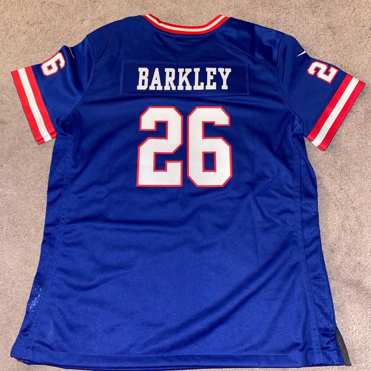 Saquon Barkley New York Giants Nike Name & Number T-Shirt - Red