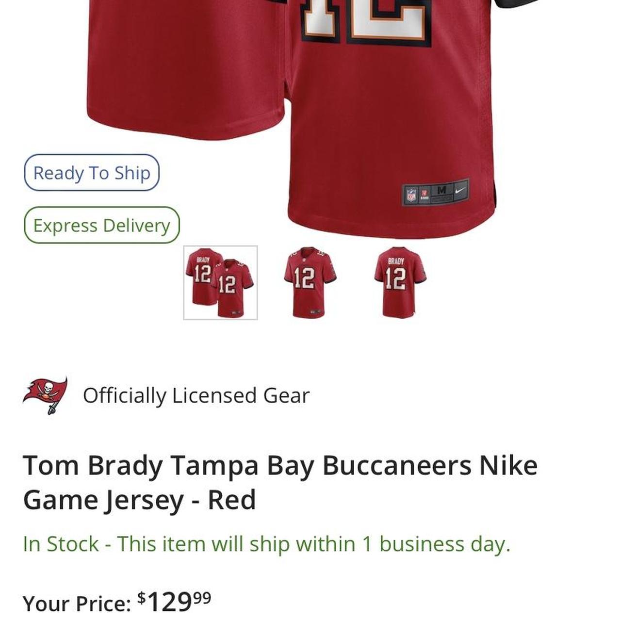 Tom Brady Tampa Bay Buccaneers Nike Game Jersey - Red