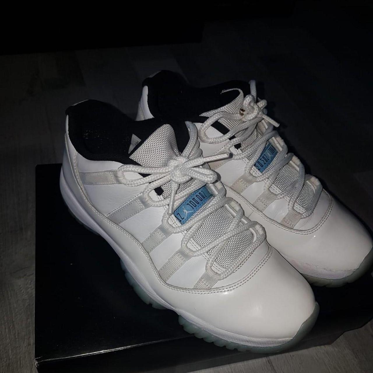 low top jordan 11 legend blue