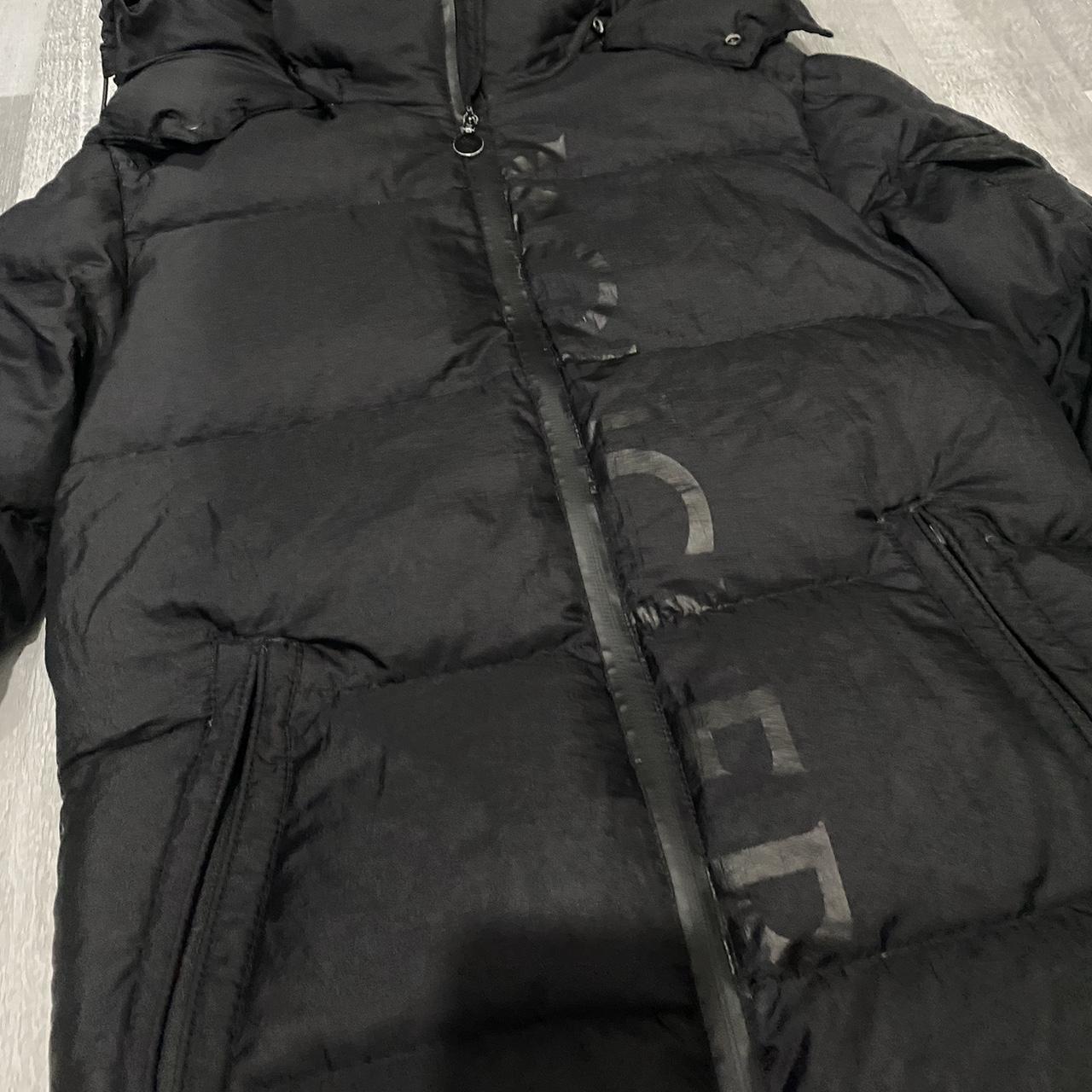 Moncler Down Jacket ‘Maures’ logo, has lost some... - Depop