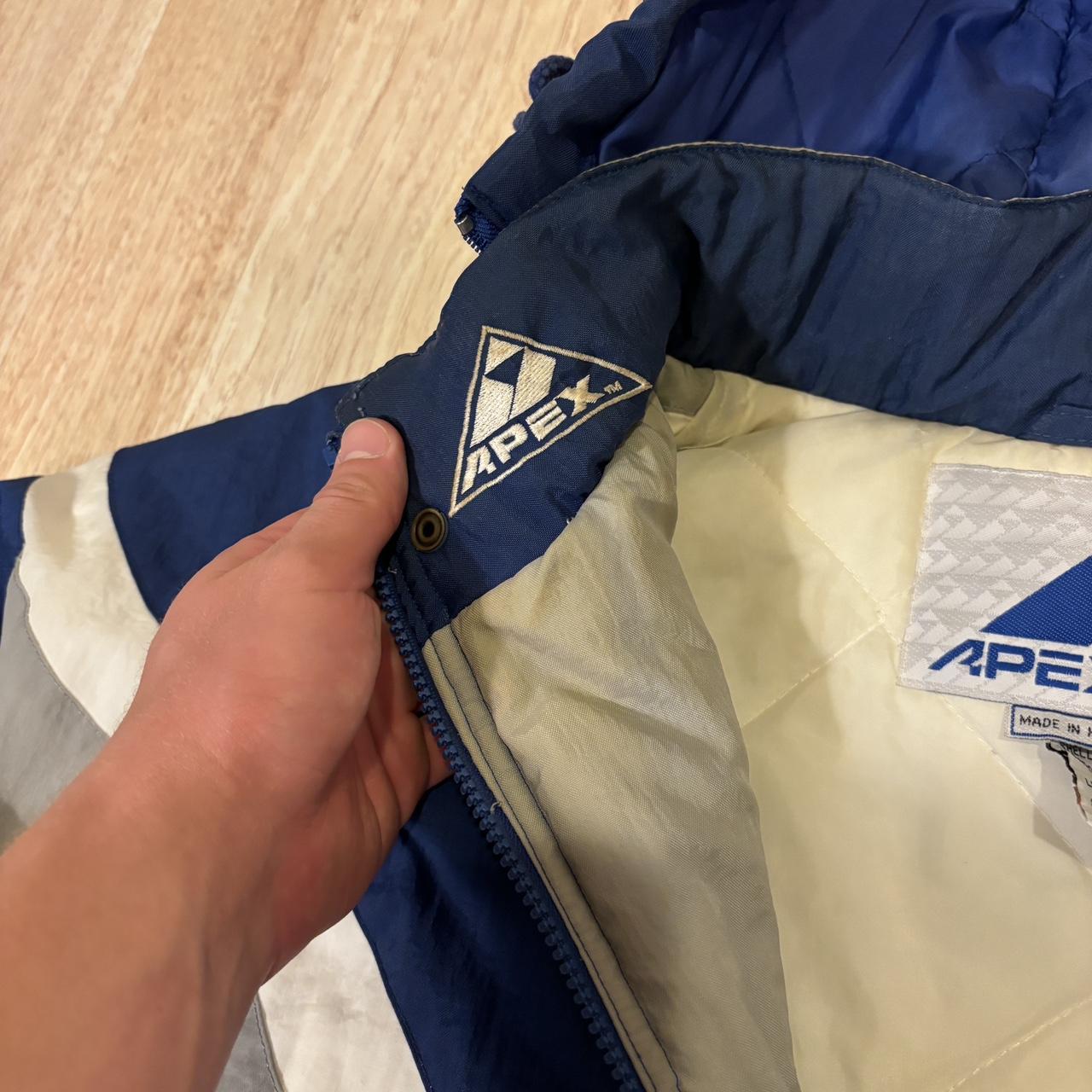 Vintage Dallas Cowboys Apex One Jacket With Hood - Depop