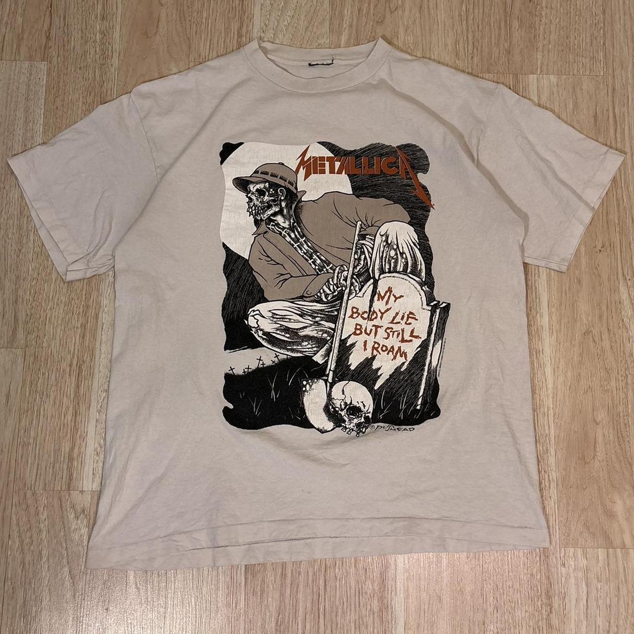 Vintage 1994 Giant Metallica pushead band tee, Cut...