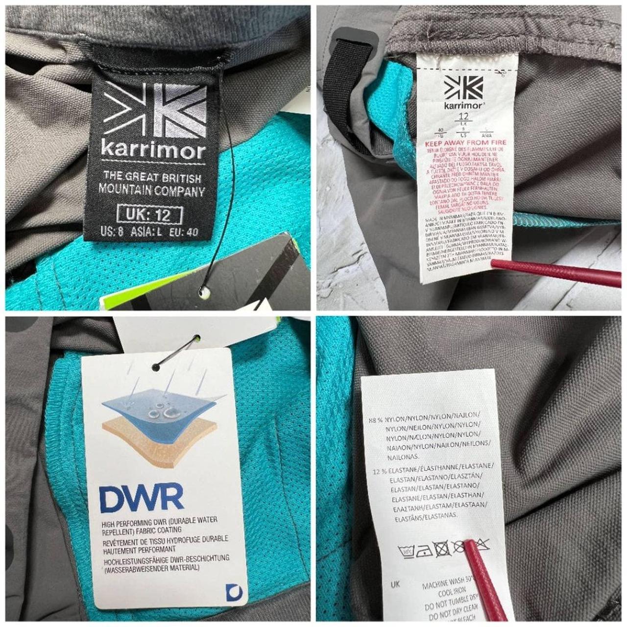 NWT Karrimor Hot Rock Trouser Womens 8 Gray Hiking... Depop