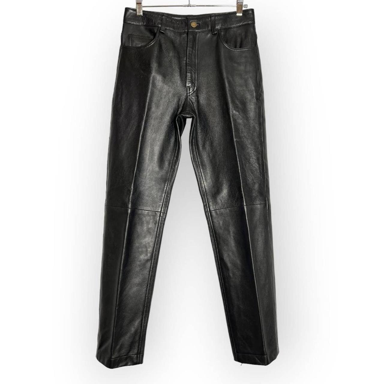 GOOD AMERICAN Women's Good Classic Faux Leather Pants Size 16 - Black $179