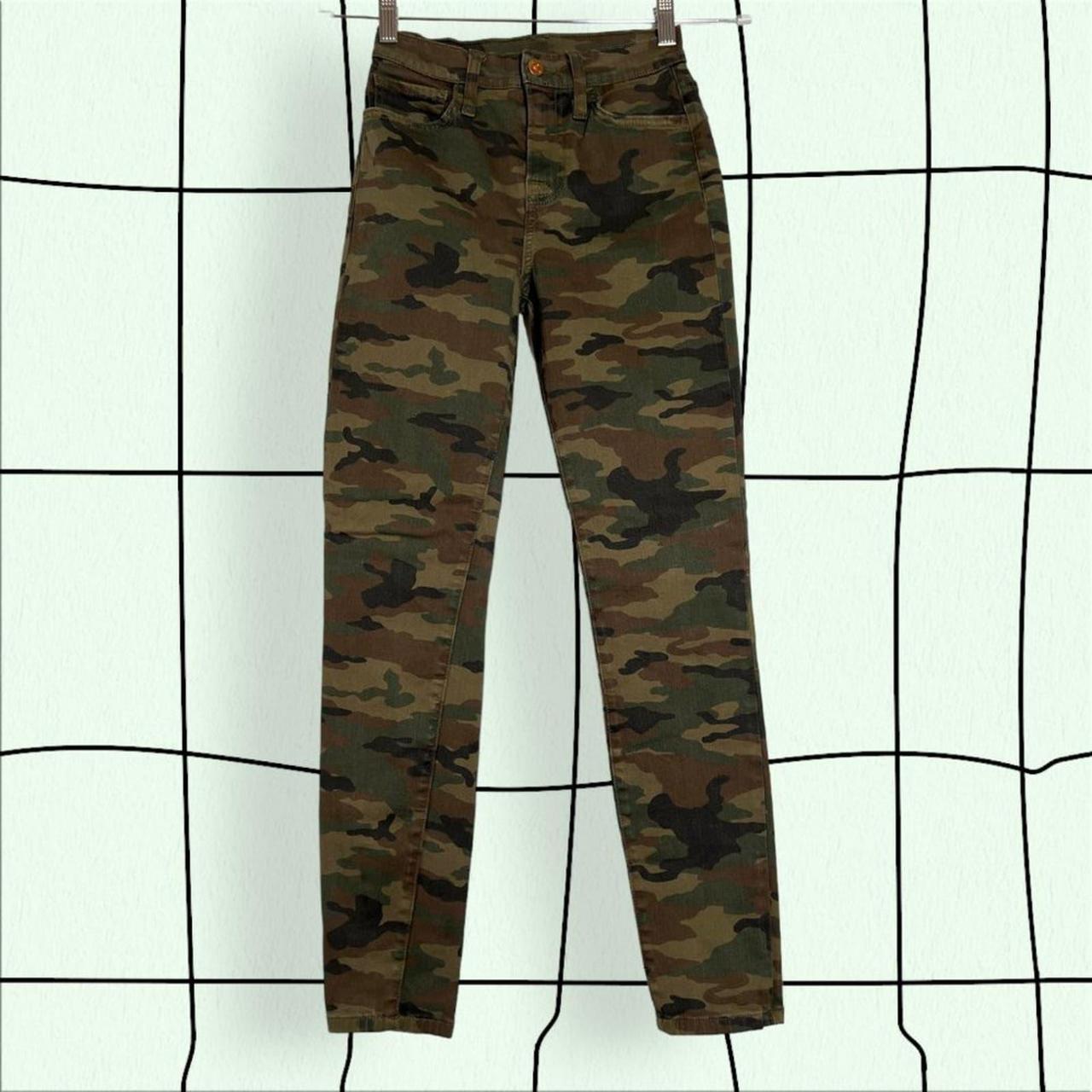 High rise sales camo jeans