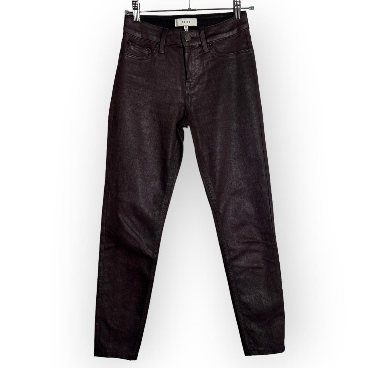 Reiss clearance coated jeans