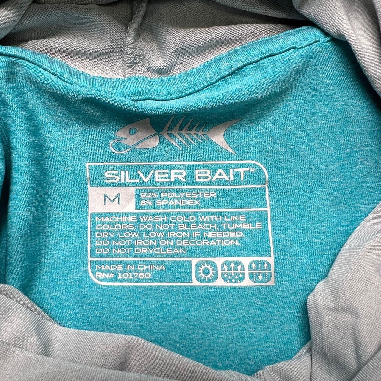 Silver Bait Mens M Long Sleeve Performance Fishing - Depop