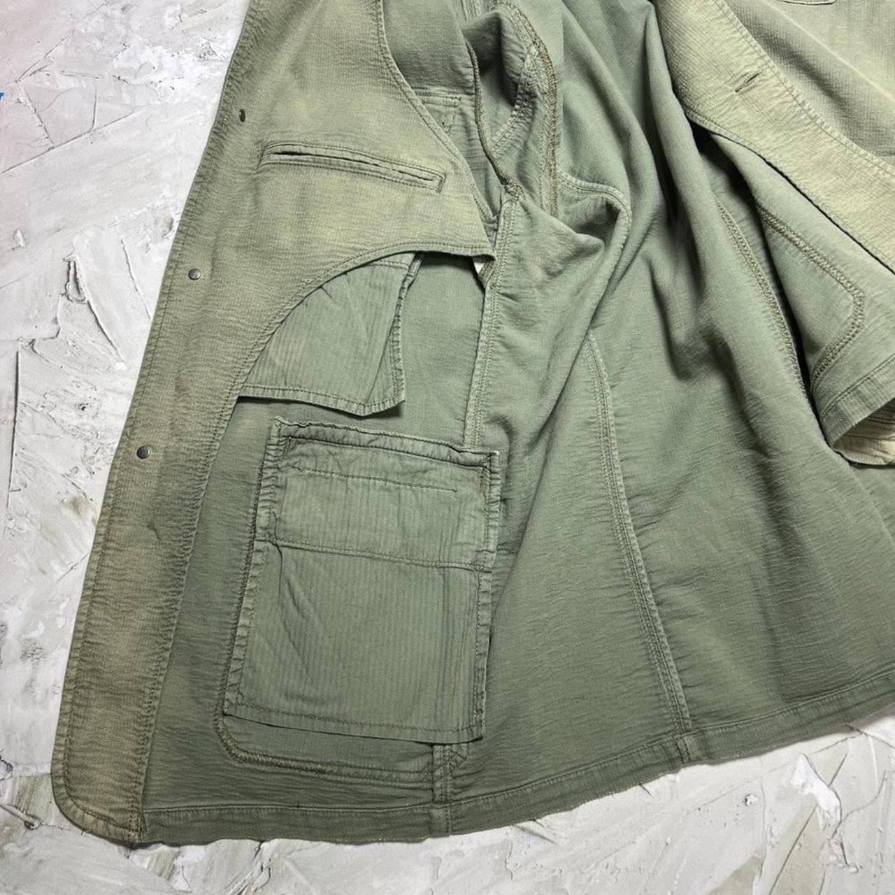 John Varvatos Green Dragon Military Field Jacket. Depop