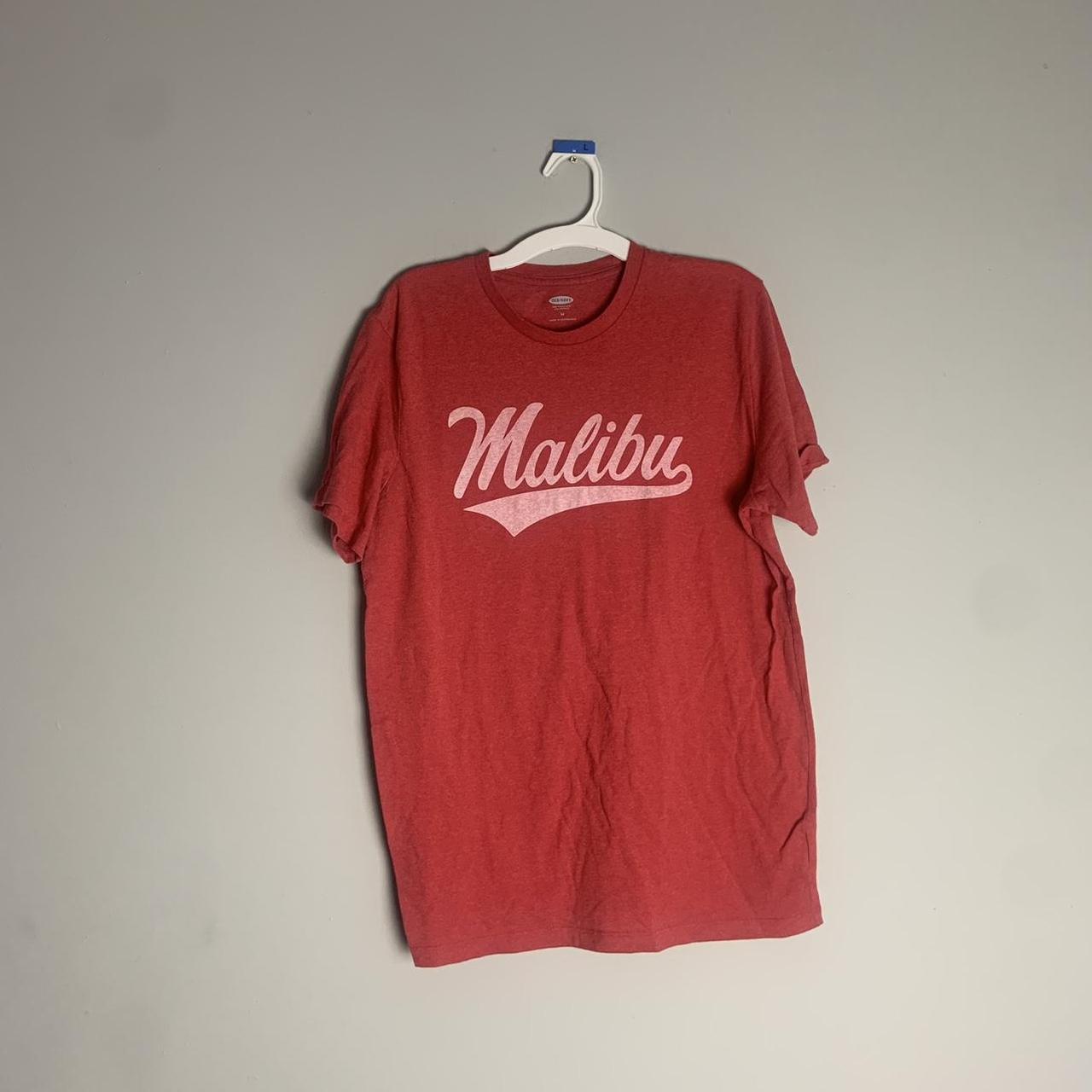 Old Navy Men's Red Tshirt Depop