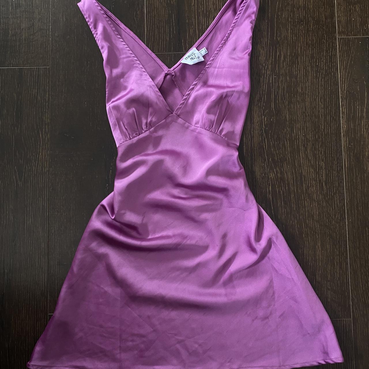 Princess Polly Women's Pink and Purple Dress Depop