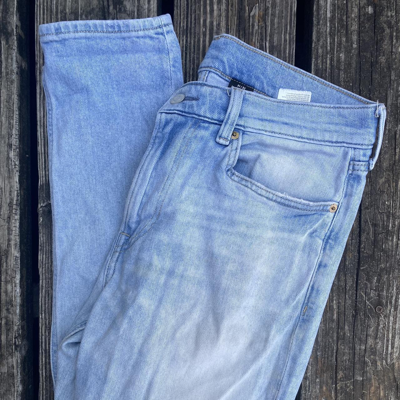 H&M brand washed skinny jeans size 31/32 Depop