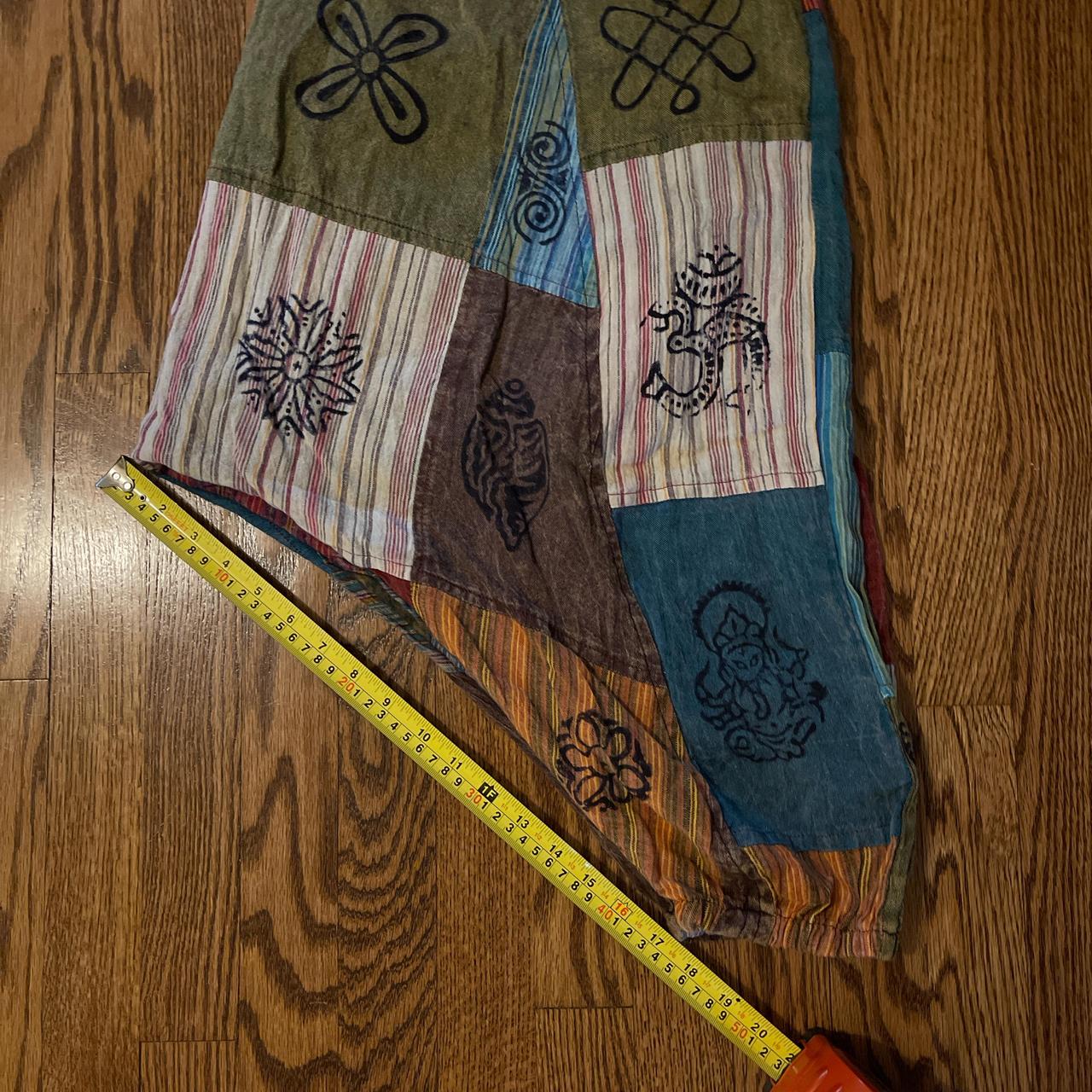 Women's Overalls - Multi - S – Patchwork Cotton O… - image 8